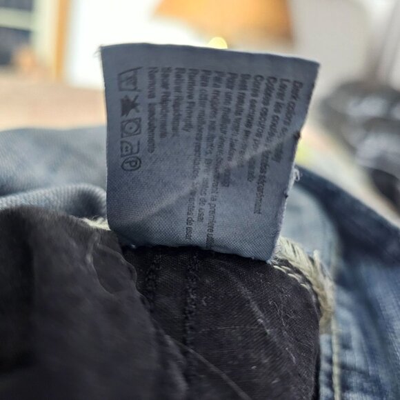 Calvin Klein Jeans Pants Straight Fit Size 40/32 Light Wash Denim Blue Jean - Picture 6 of 13